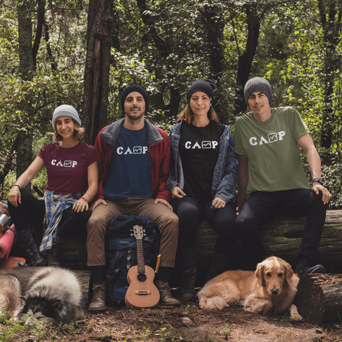 This soft and comfortable tee is the ultimate must-have for anyone who loves the great outdoors. Made from high-quality materials, this t-shirt is built to withstand even the toughest of camping trips.